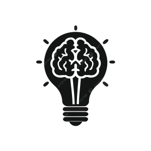 Home pngtree idea concept brain brain icon in light bulb vector png image 21361225